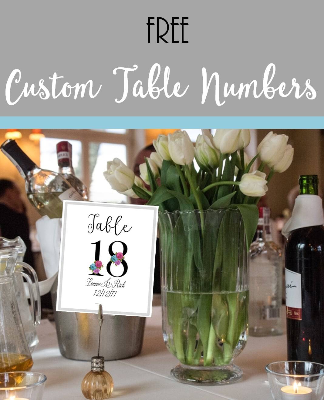 Free Table Number Templates Customize Online Print At Home