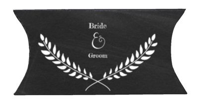 Chalkboard box wedding favor