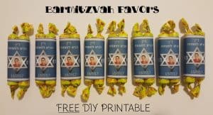 Bar Mitzvah Party Favors